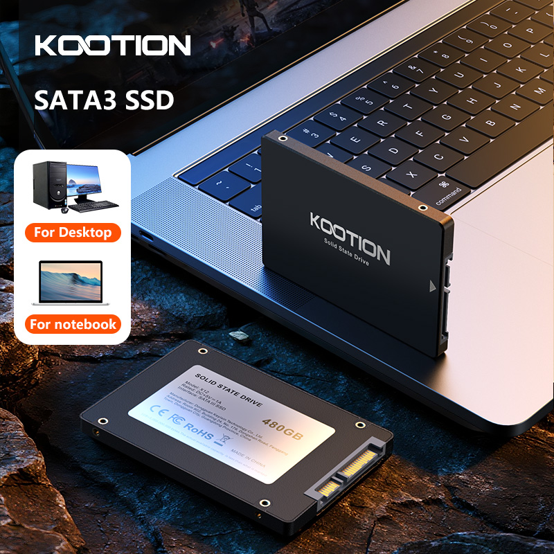 Ssd 500Gb - KOOTION SATA SSD Hard Drive 64GB128GB