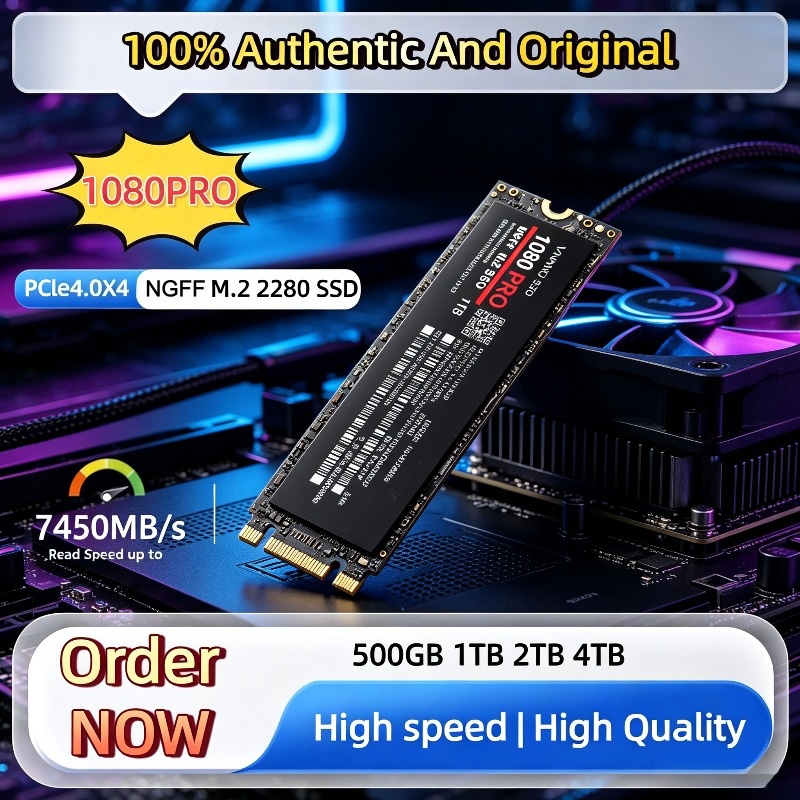Ssd 500Gb - 100% original 1080PRO PCIe 4.0 NGFF
