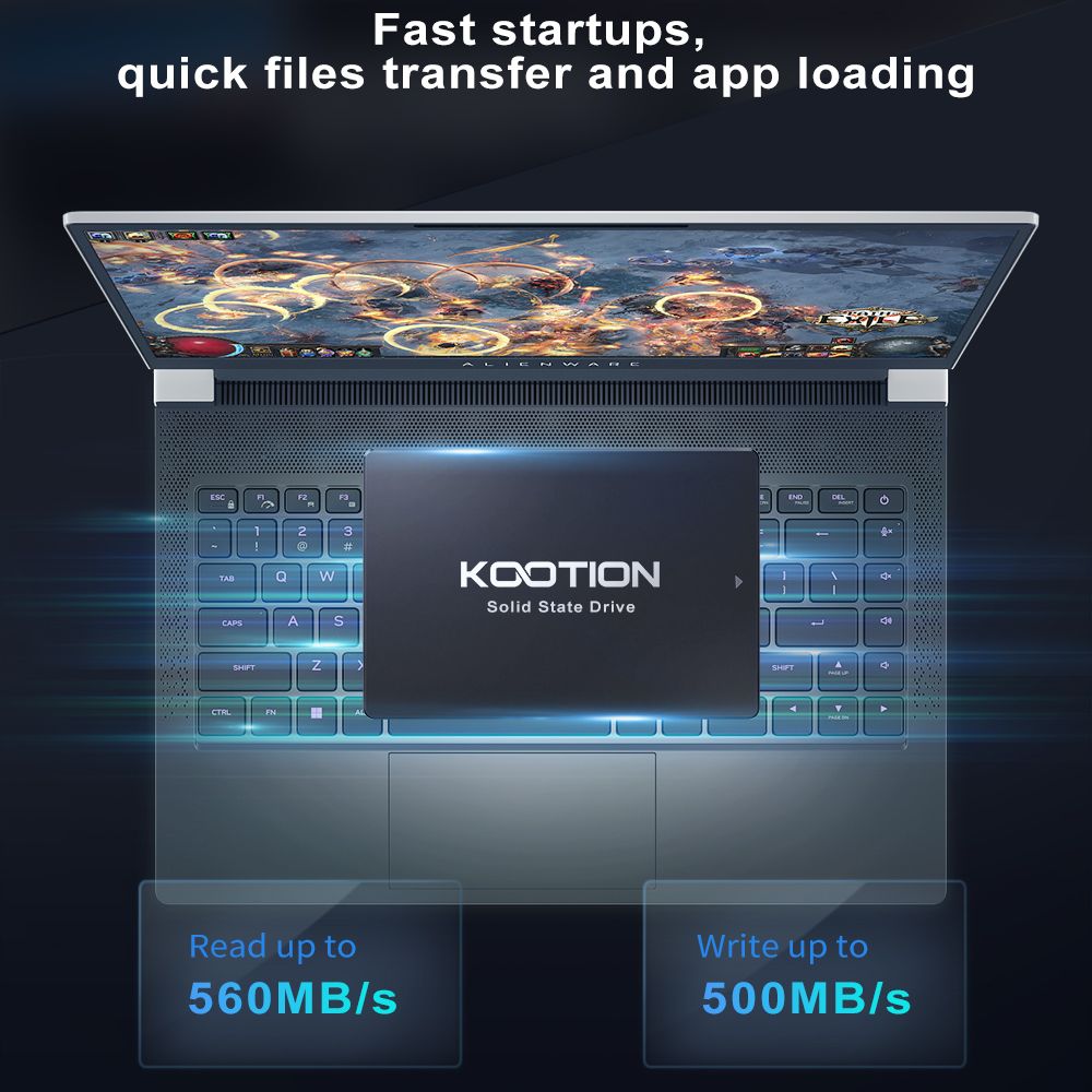 KOOTION SATA SSD Hard Drive 64 - Ssd 500Gb 评论和价格