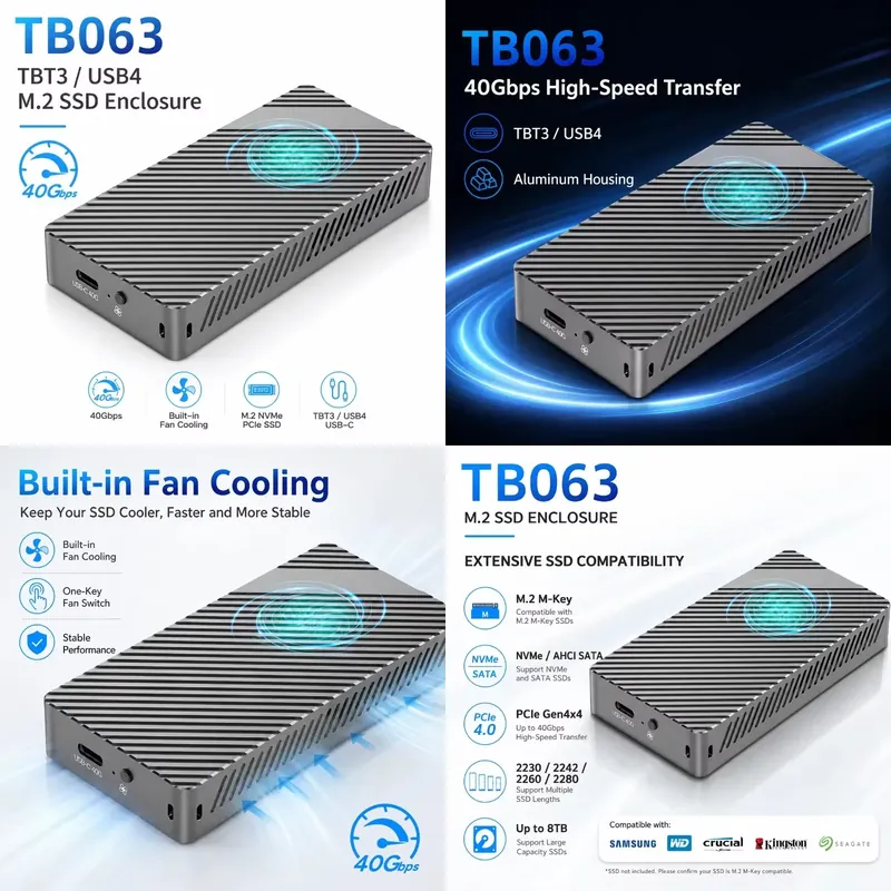 AP01 for Active Cooled 3 USB4  - Nvme Ssd 评论和价格